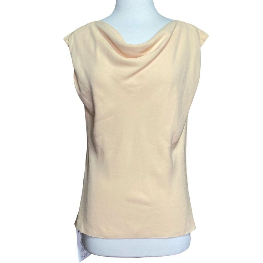 MM. Lafleur Rowling Draped Neck Top Size Large